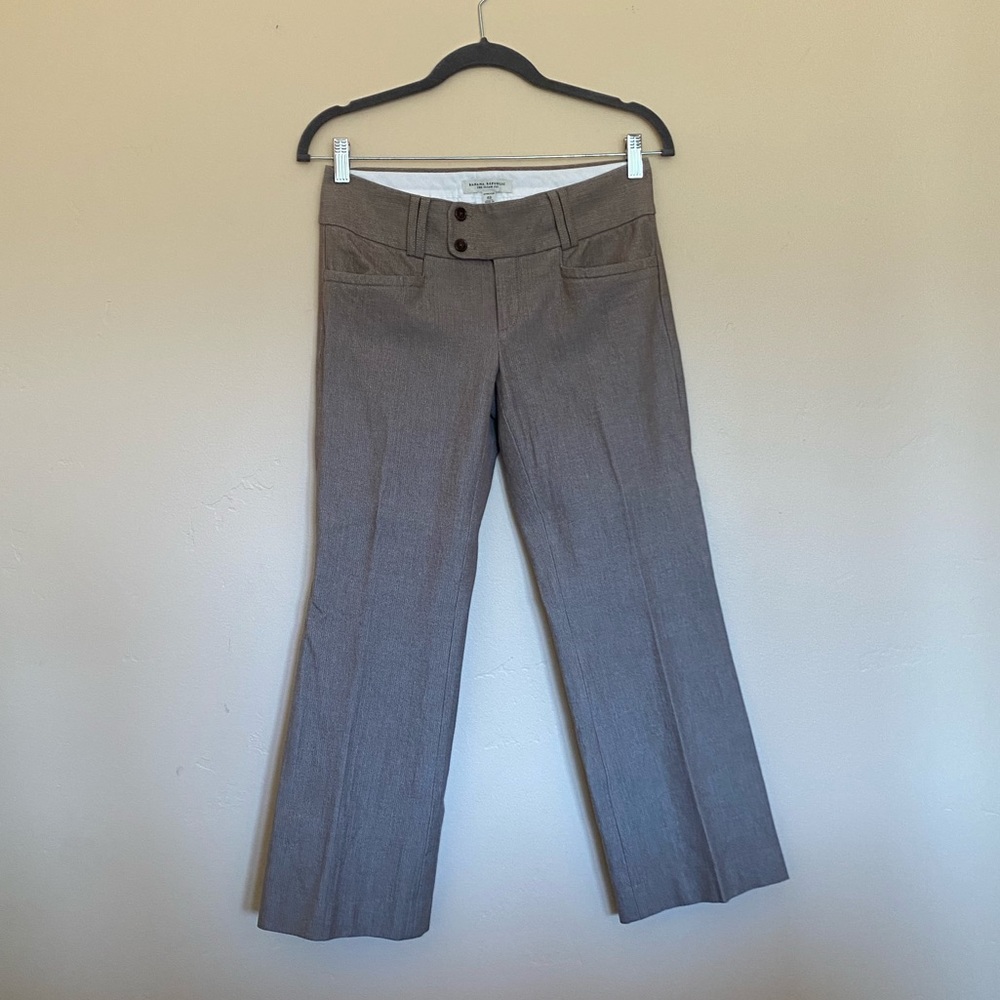 Banana Republic Sloan Brown Herringbone Pant 4S